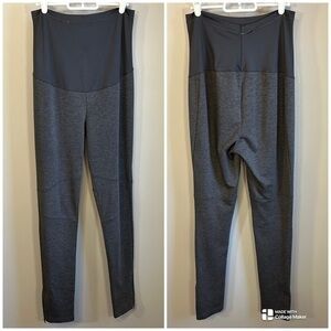 Liz Lange Maternity Over Bump Dress Pants with Zippered Ankles Sz S